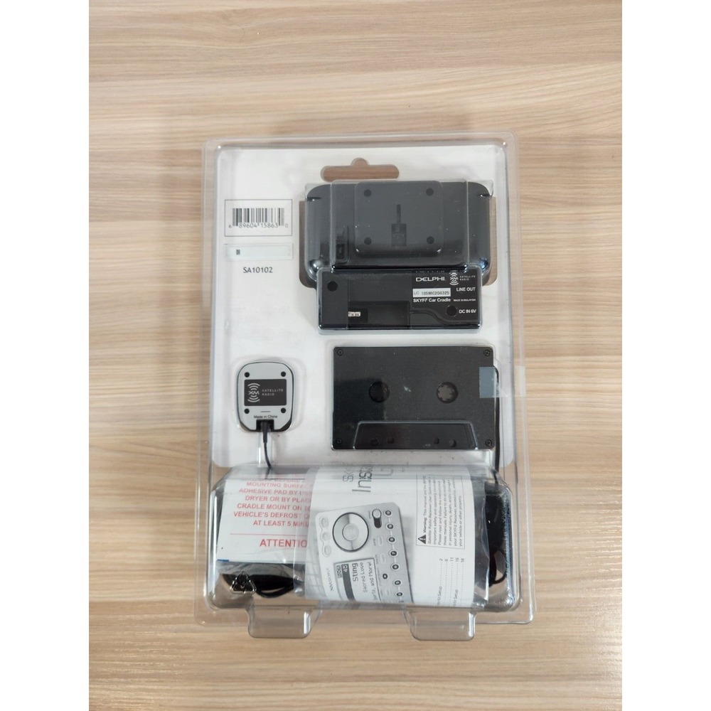 Delphi XM Skyfi 2Car XM Radio Receiver For‎ Cassette Players SA10102 Brand New